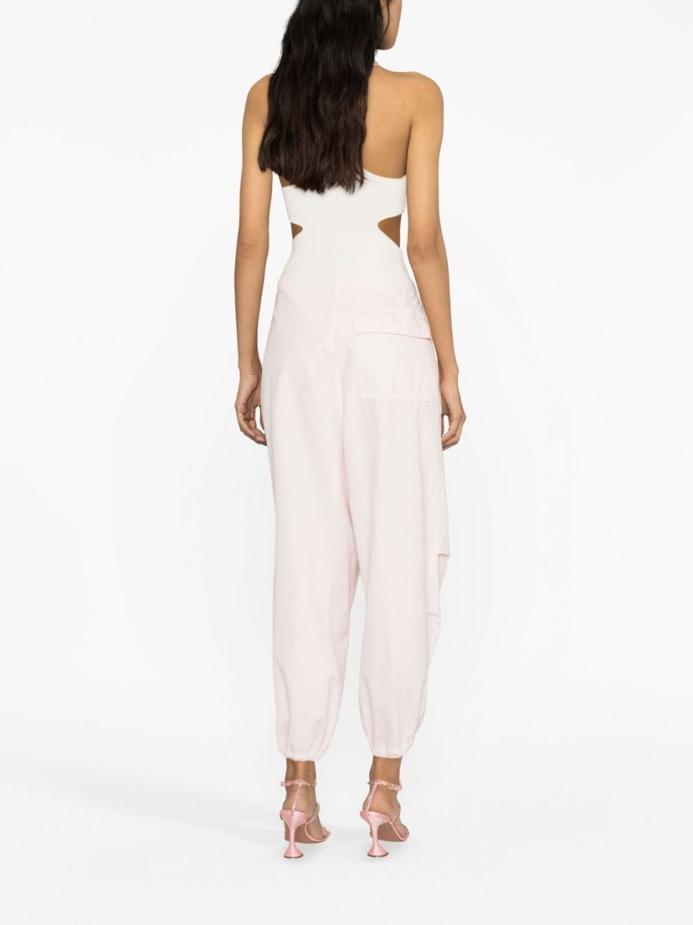 cotton drawstring trousers - 4