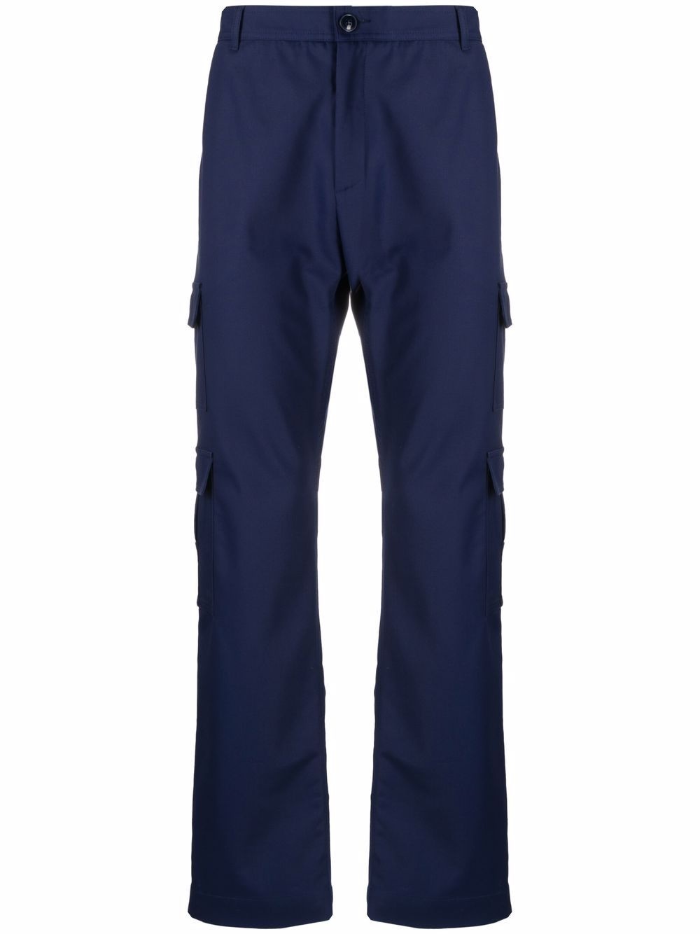 straight-leg cargo trousers - 1