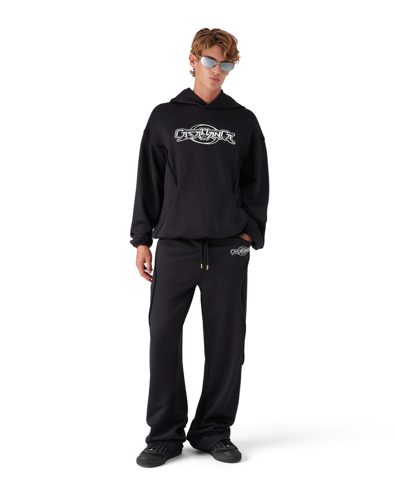 CASABLANCA Oversized Panelled Hooded Sweatshirt | Casablanca Paris outlook