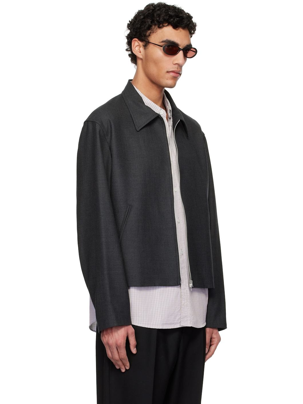 Gray Mini Jacket - 2