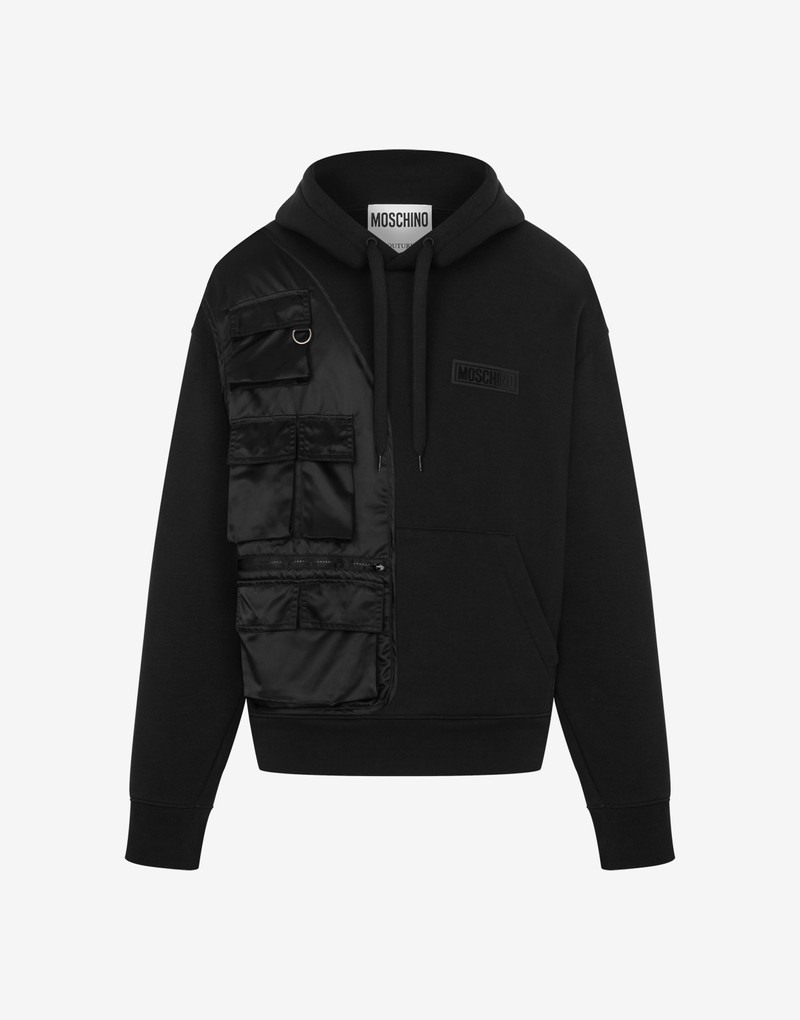 MULTIPOCKET DETAILS HOODIE 1