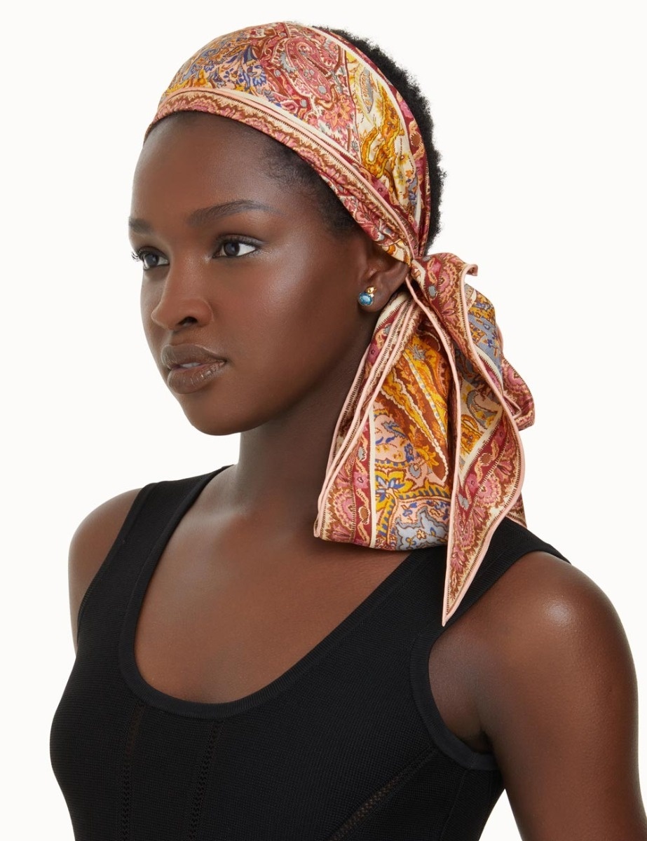 SILK NECK SCARF - 4