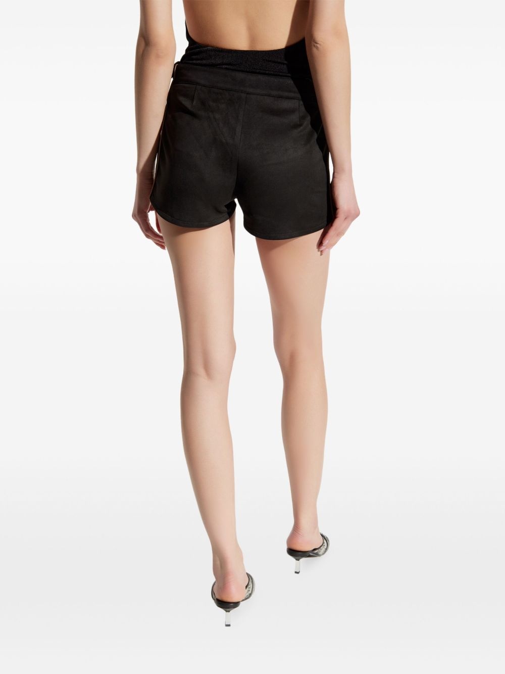 logo-engraved shorts - 4
