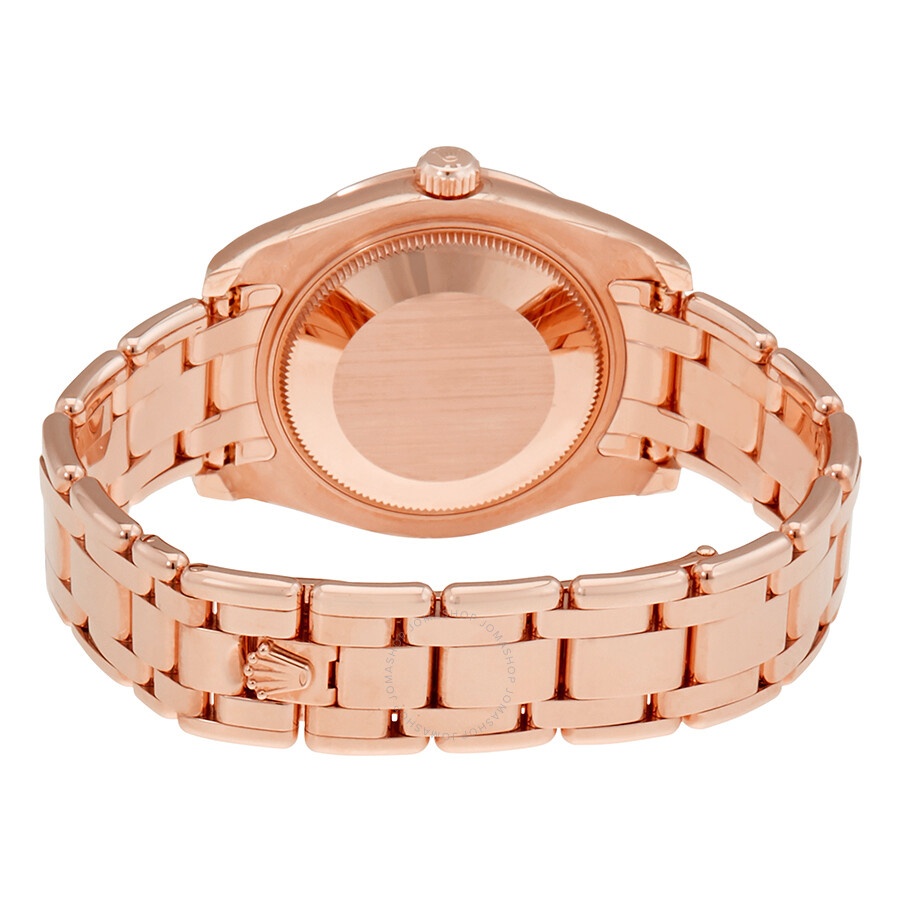 Rolex Lady-Datejust Pearlmaster Chocolate Dial 18K Everose Gold Automatic Ladies Watch 81315BRRDPM - 3
