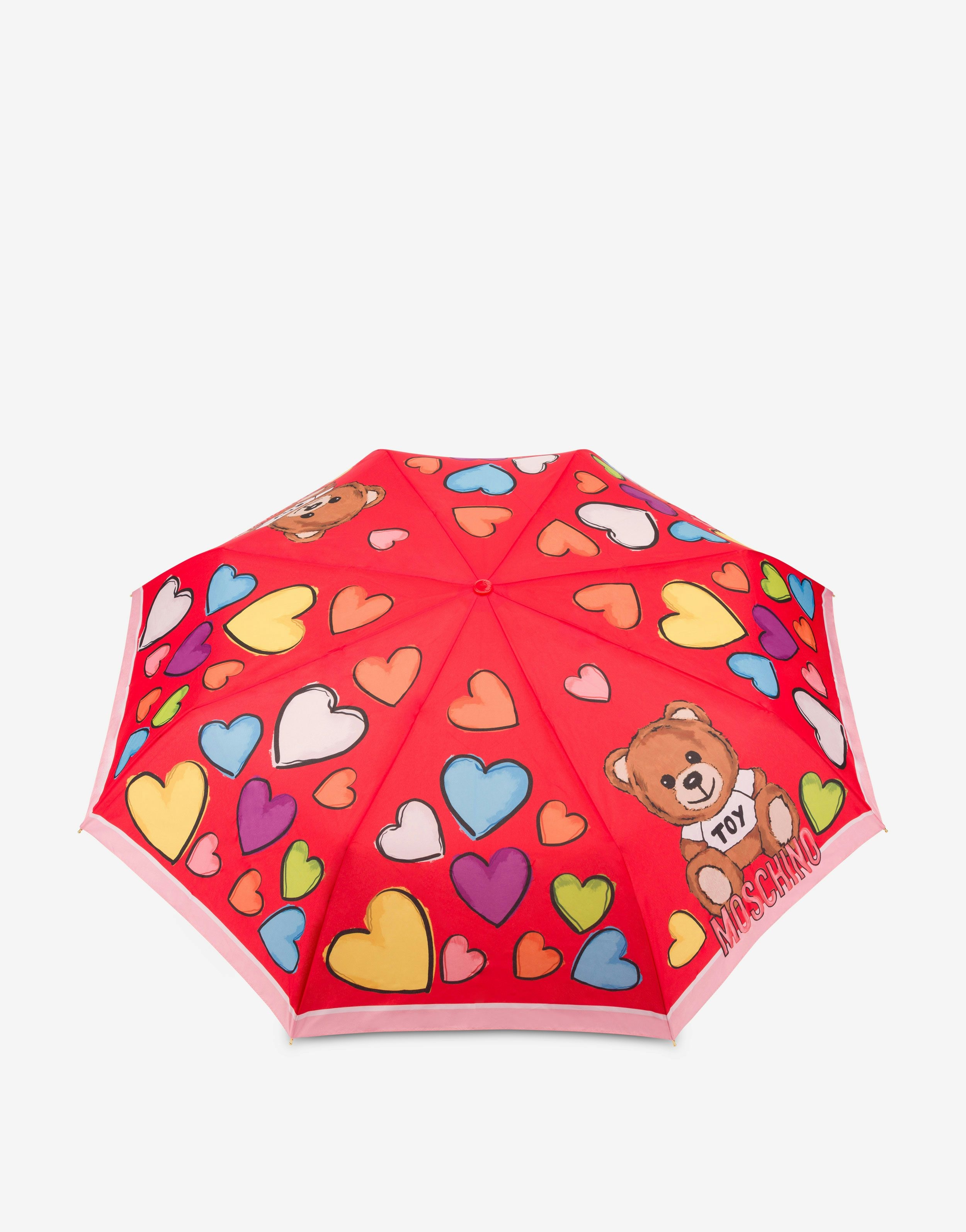 OPEN/CLOSE UMBRELLA WITH MULTICOLOR HEARTS 1
