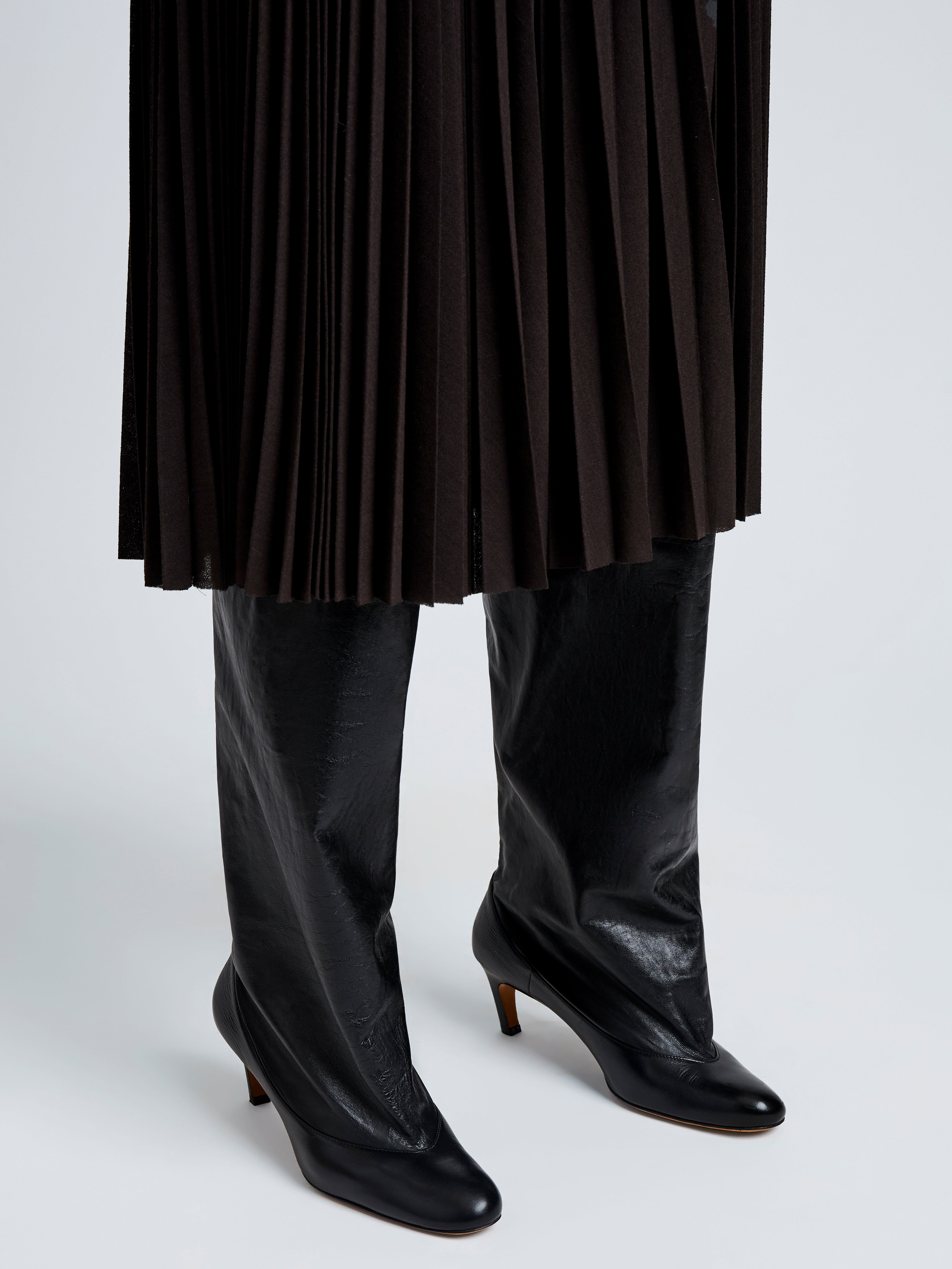 Uma Over The Knee Boots in Slick Calf - 4