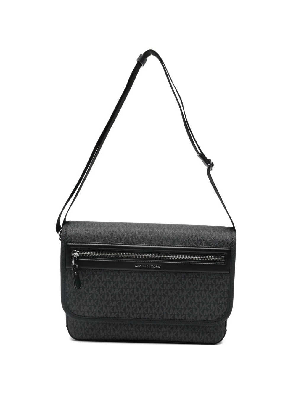 monogram-pattern laptop bag - 1