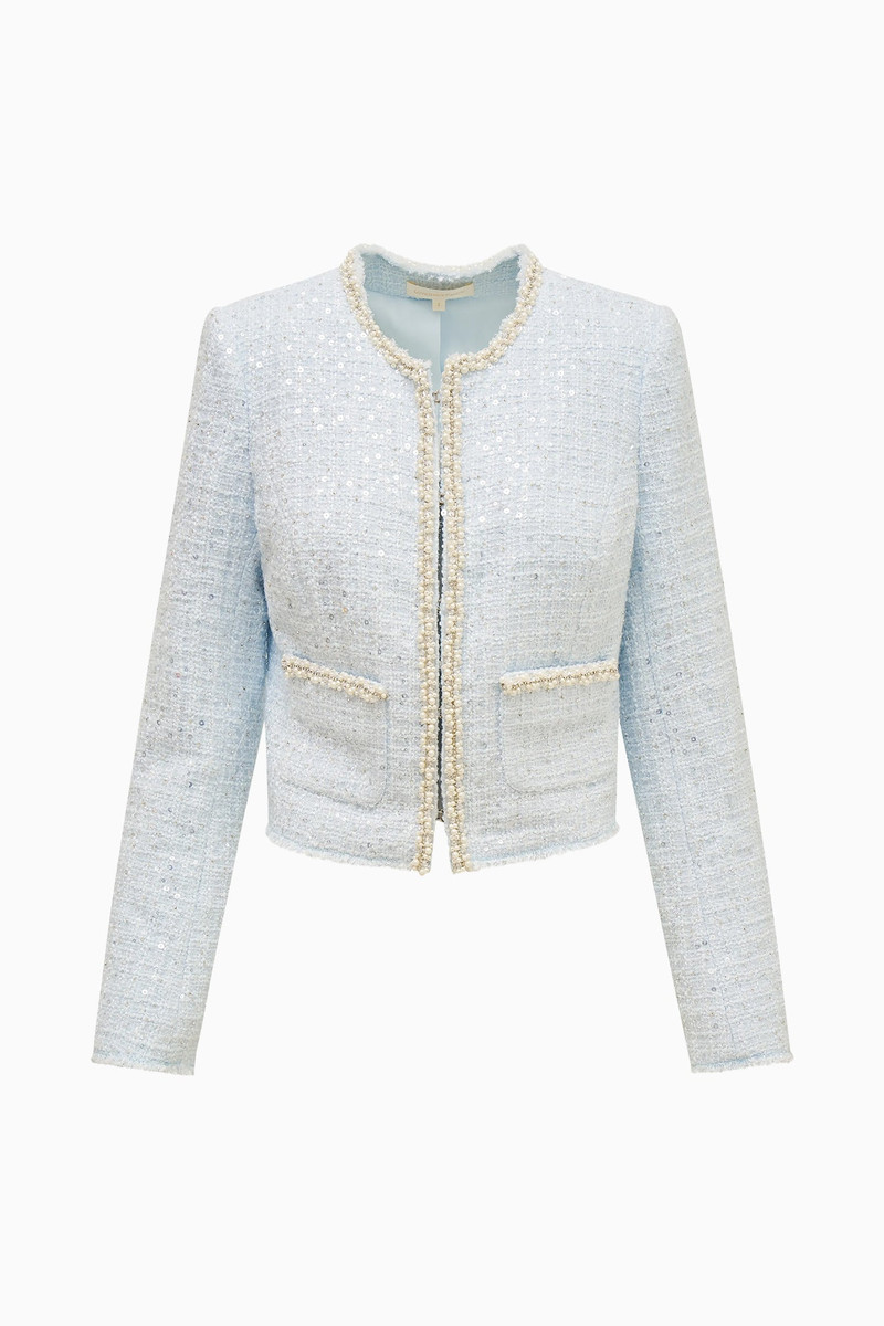 Kelli Sequin Tweed Jacket 1