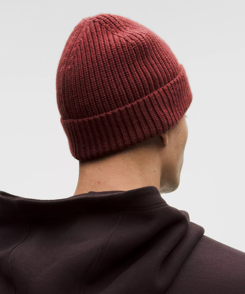Close-Fit Wool-Blend Ribbed Knit Beanie 3