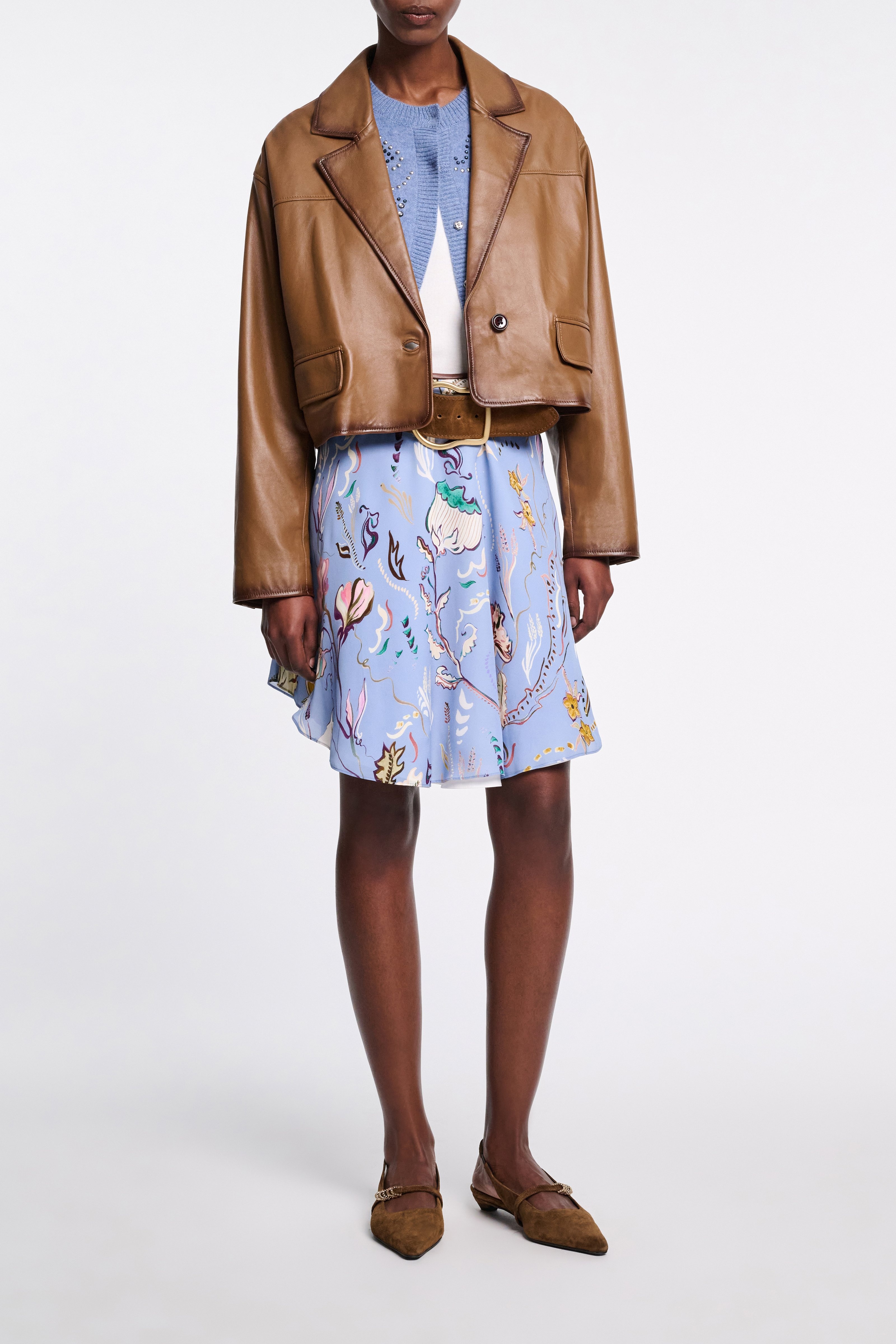 FLORAL TWIST skirt - 3