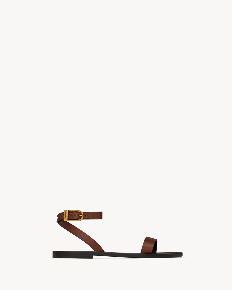 SAHARA SANDALS IN SMOOTH LEATHER - 1