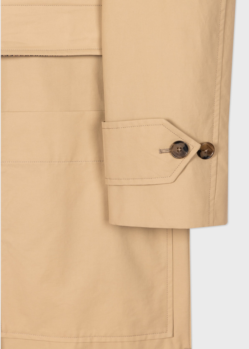 Paul Smith Sand Check Collar Mac outlook