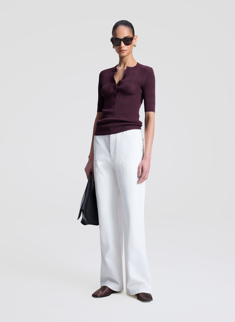 Fisher Fine Cotton Knit Top 3