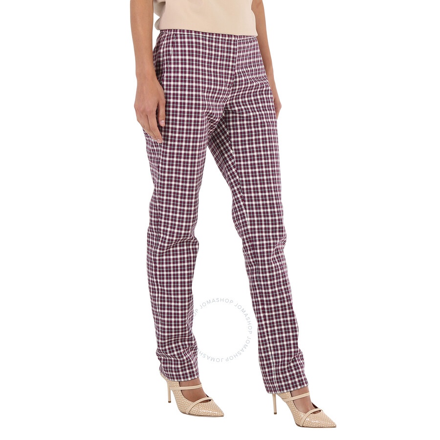 Burberry Hanover Straight-fit Check Cotton Tailored Trousers - 4