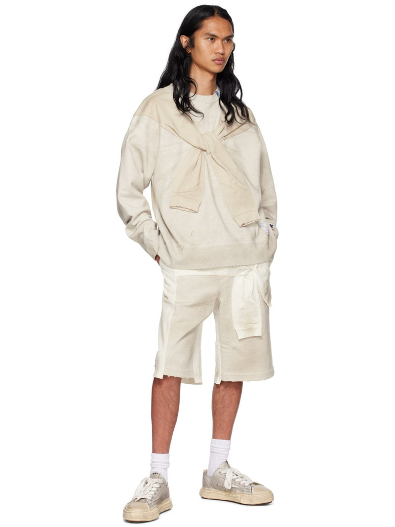 Maison MIHARAYASUHIRO Off-White Paneled Shorts outlook