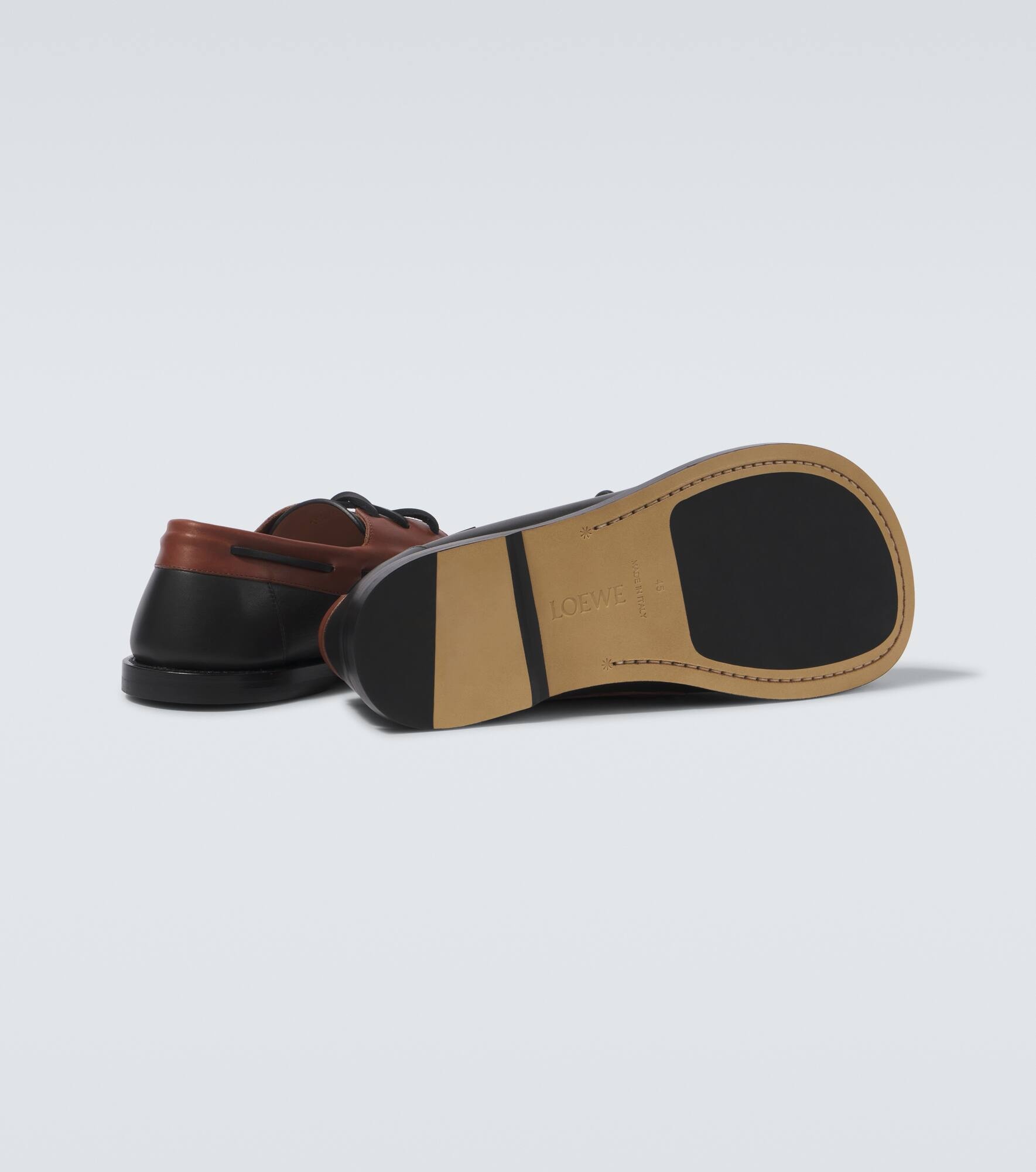Campo leather boat shoes - 6