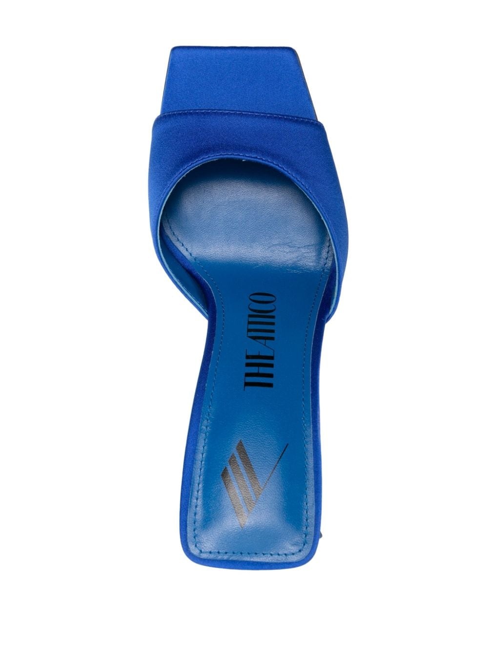 Mini Devon 85mm satin mules - 4