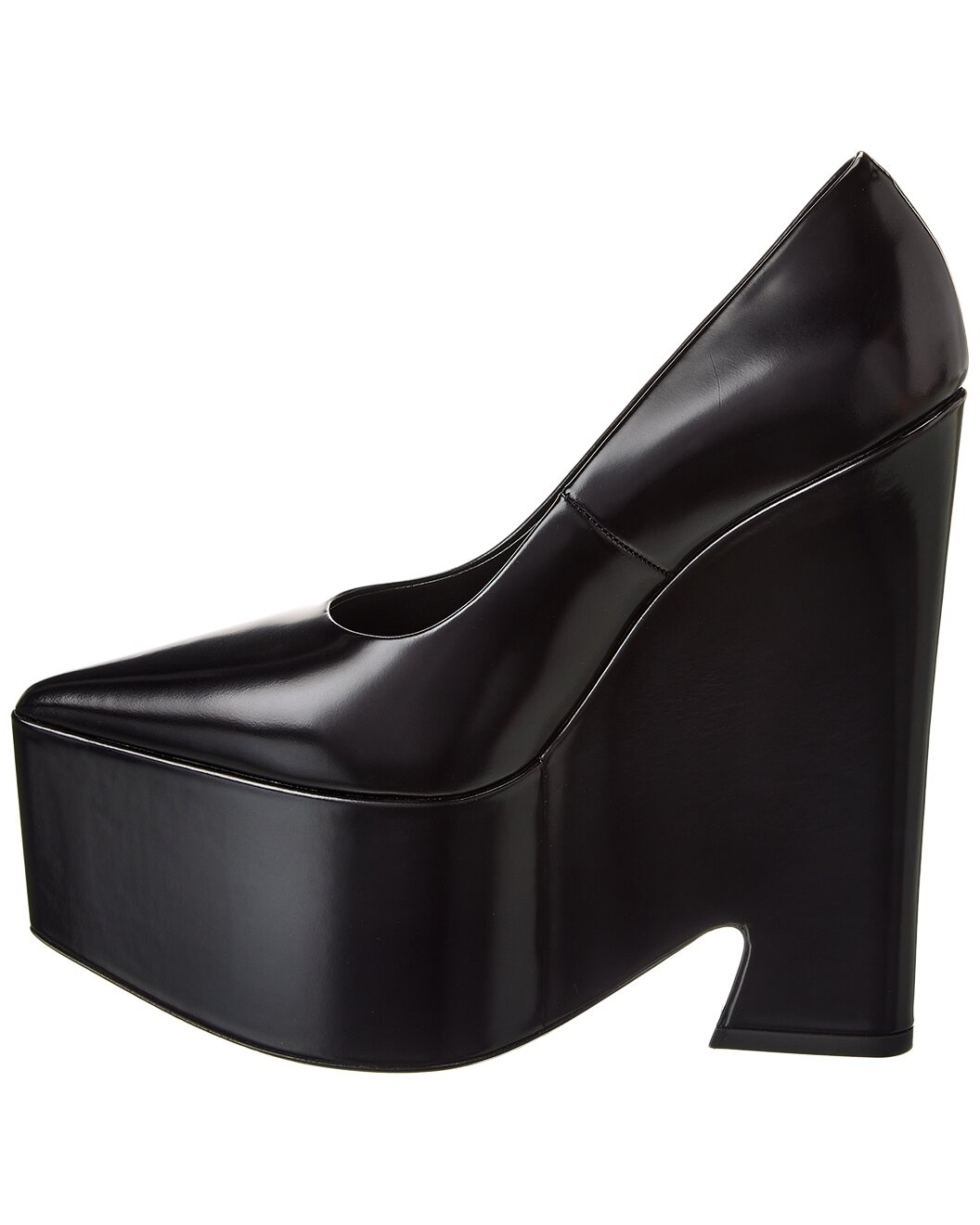 Versace Tempest Leather Platform Pump - 2