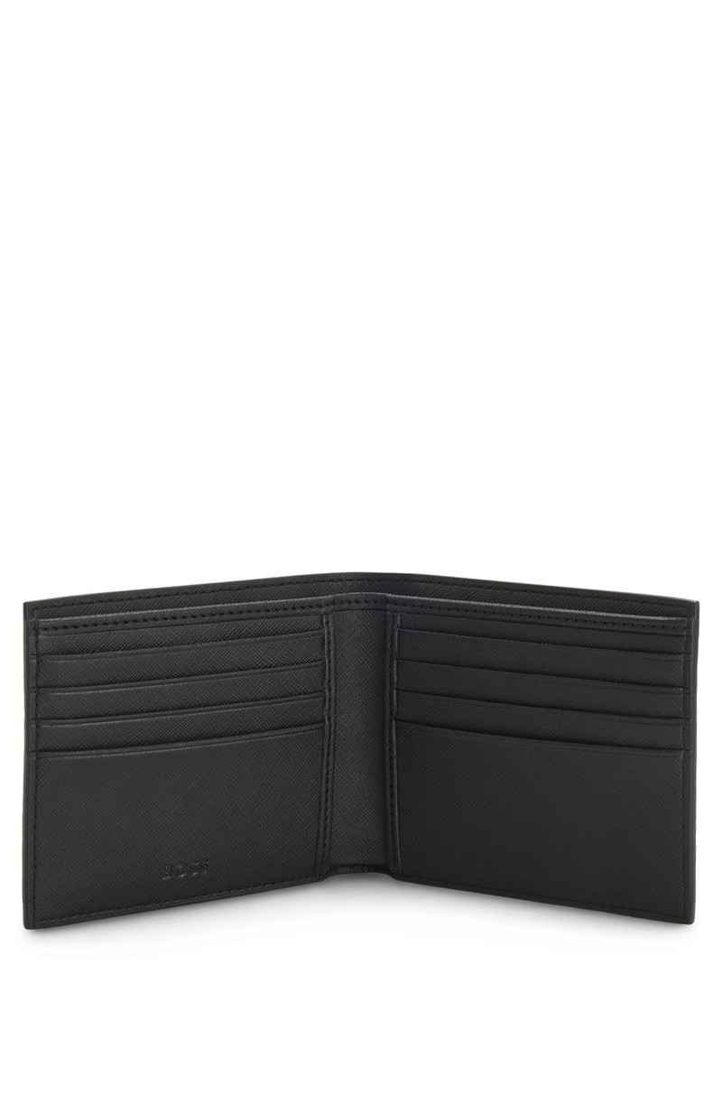 BOSS MONOGRAM-STRUCTURE WALLET WITH LOGO TRIM outlook