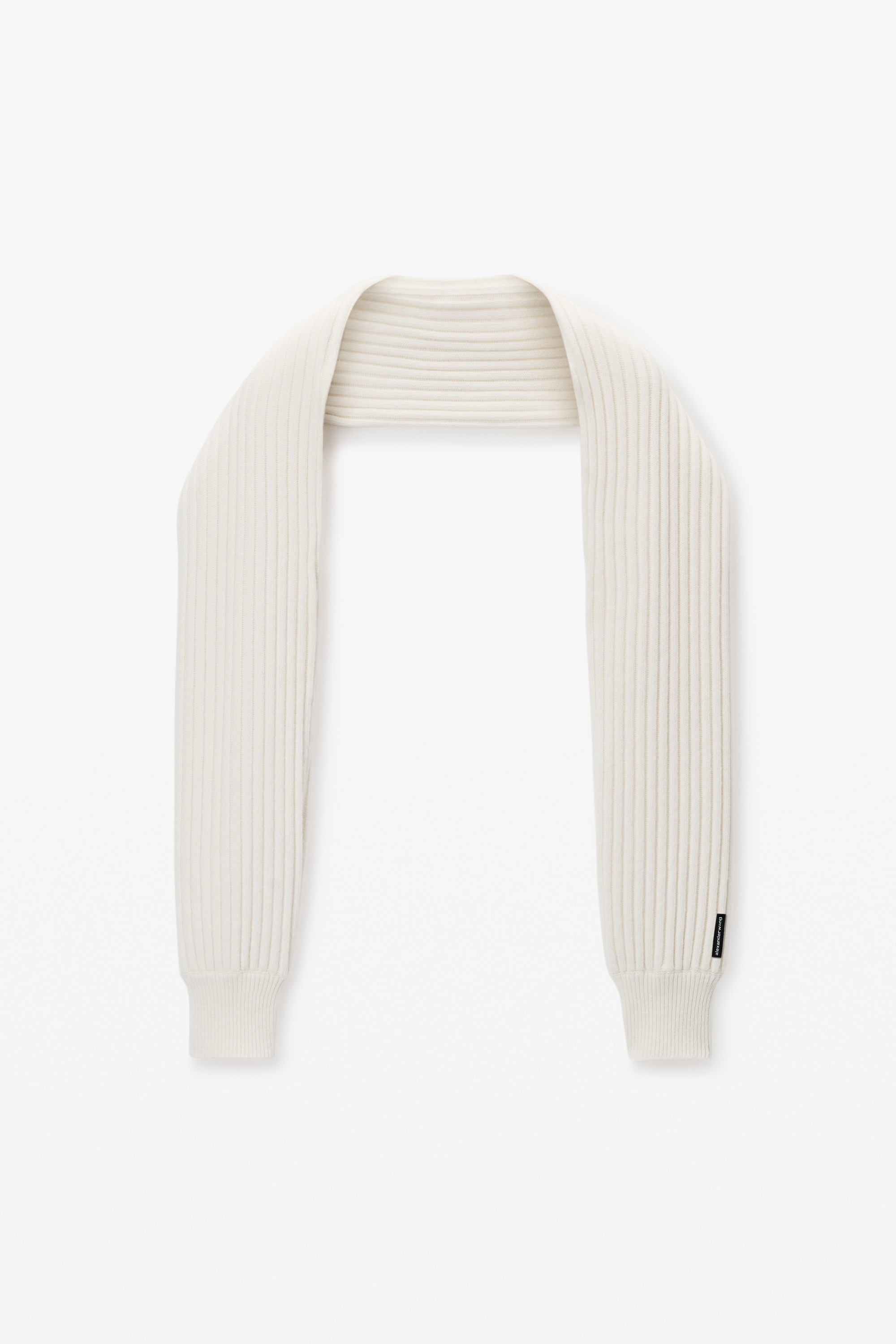 Hybrid Ribbed Scarf with Sleeves - 1