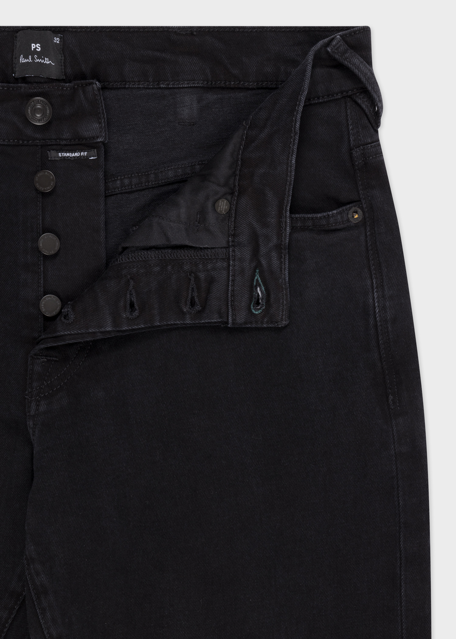 Standard-Fit Black 'Organic Stretch' Jeans - 2