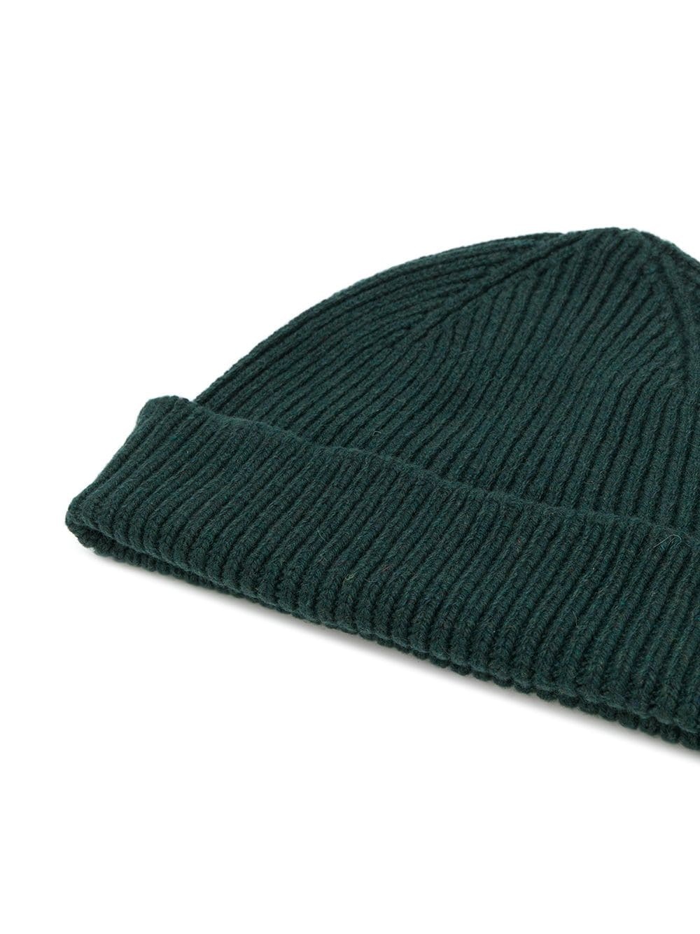 rib knit beanie - 2