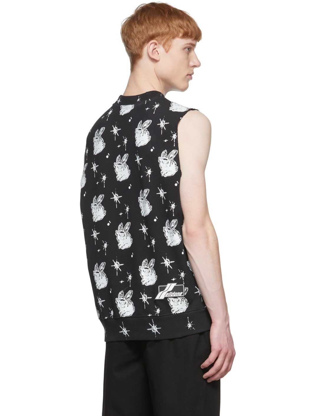 Black Cotton Vest - 3