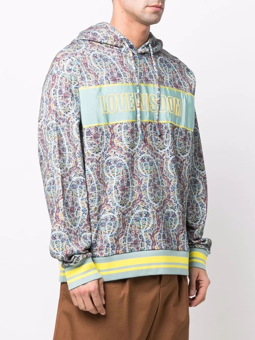 Love Wisdom paisley hoodie - 3