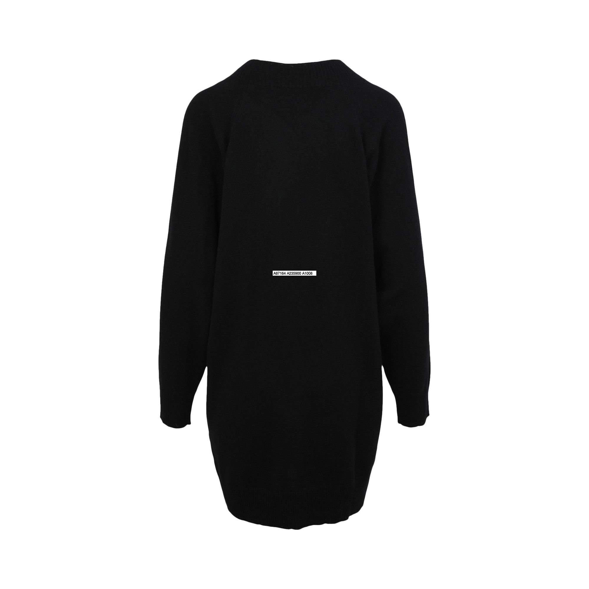 Versace Safety Pin Knitted Dress 'Black' - 2