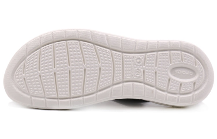 (WMNS) Crocs Literide 'Light Gray White' 205106-00J - 5
