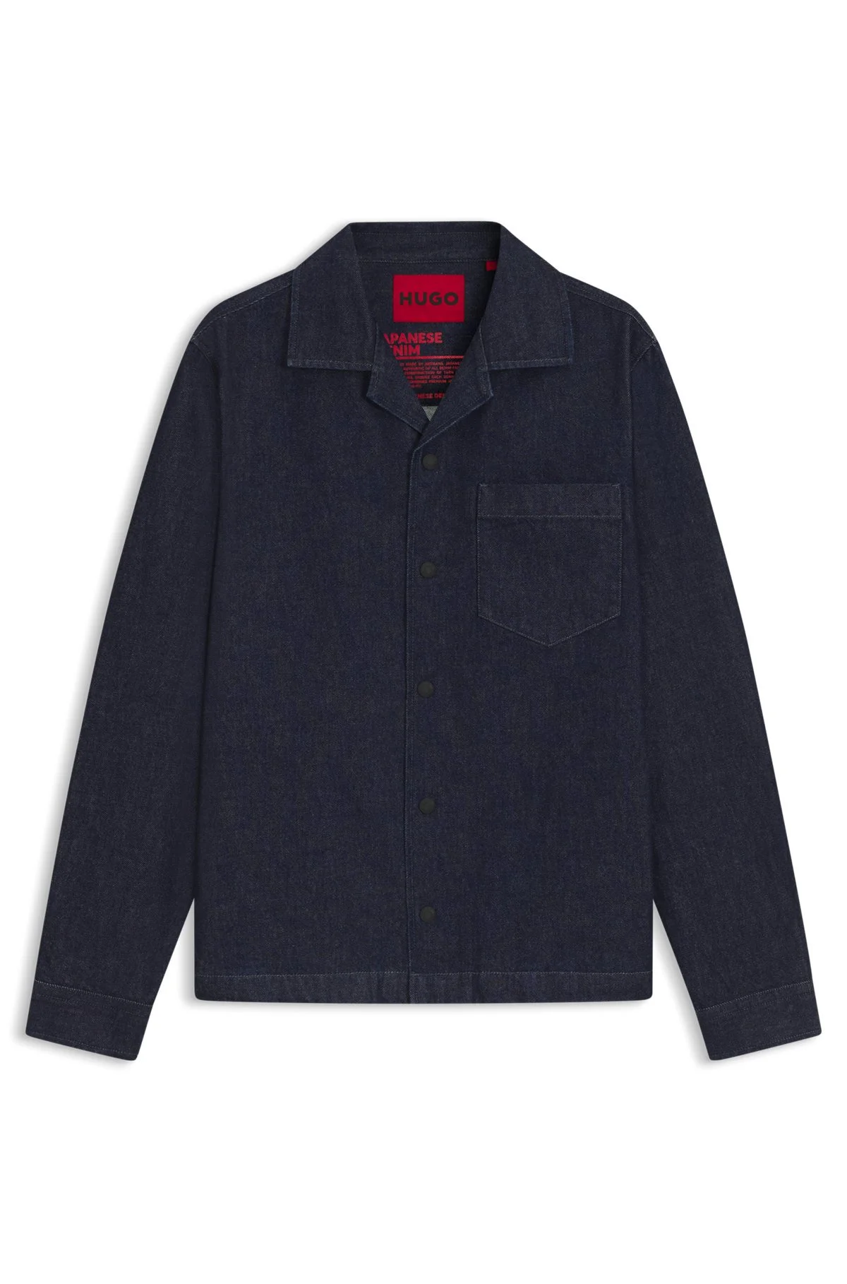 OVERSIZE-FIT OVERSHIRT IN JAPANESE RIGID DENIM - 1