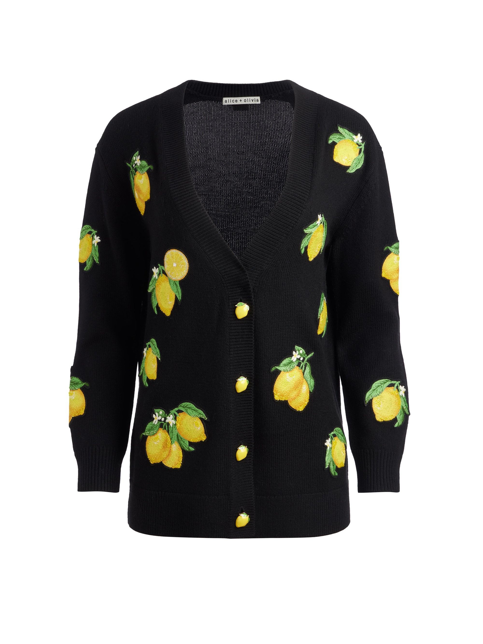 BRADFORD CARDIGAN WITH APPLIQUES - 1