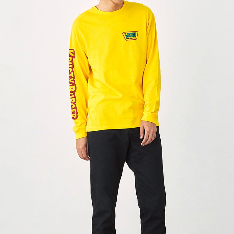 Vans Simpson Crossover Long Sleeves Couple Style Yellow VN0A4RTLZW3 - 3