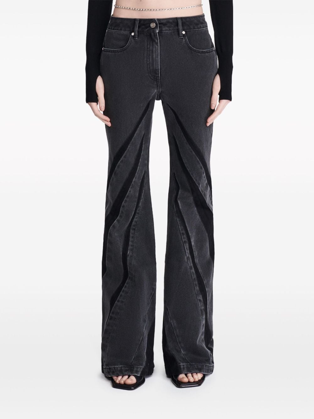 Darted bootcut jeans - 5