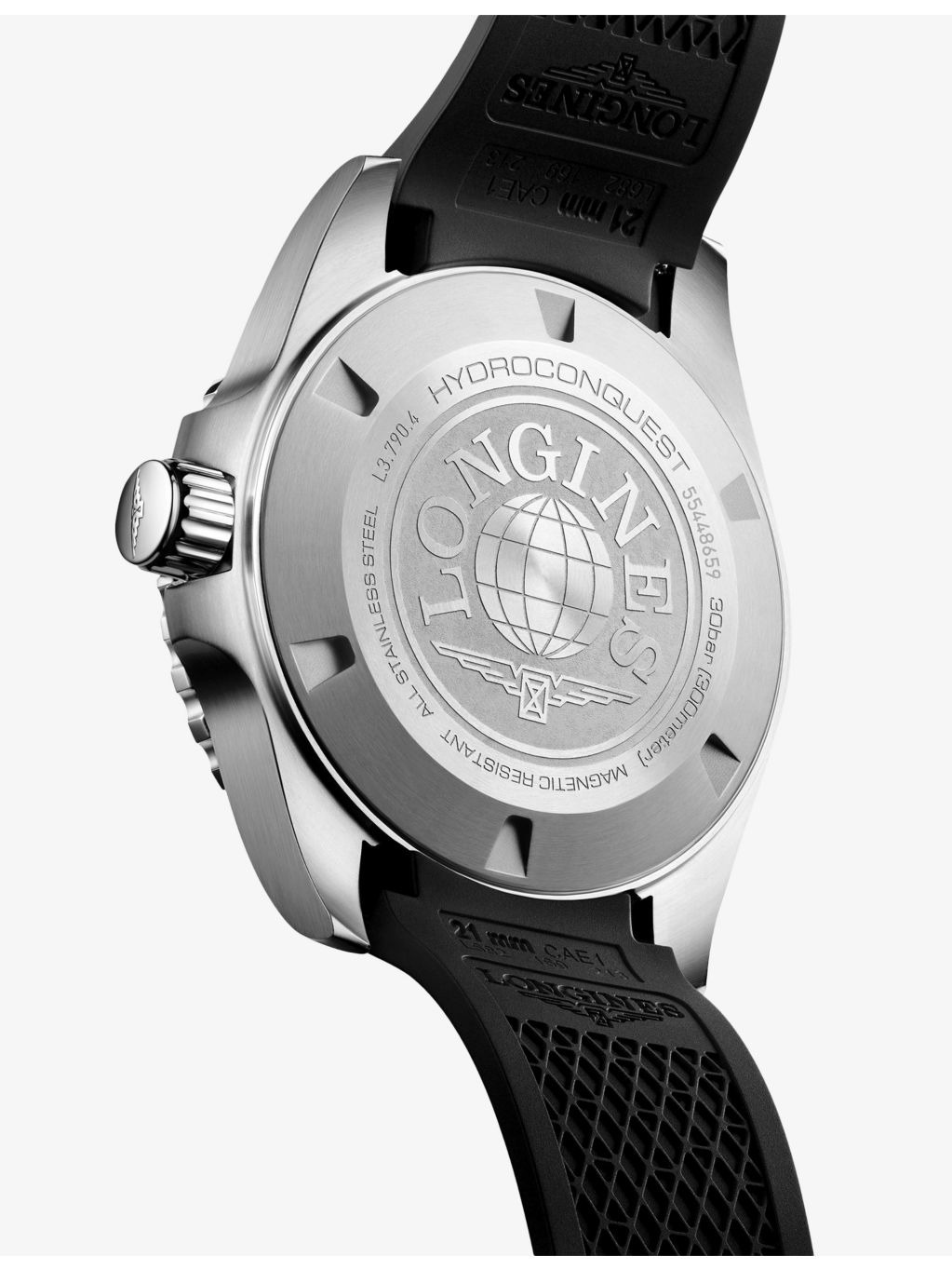 L3.790.4.56.9 HydroConquest GMT Stainless-Steel Automatic Watch - 5