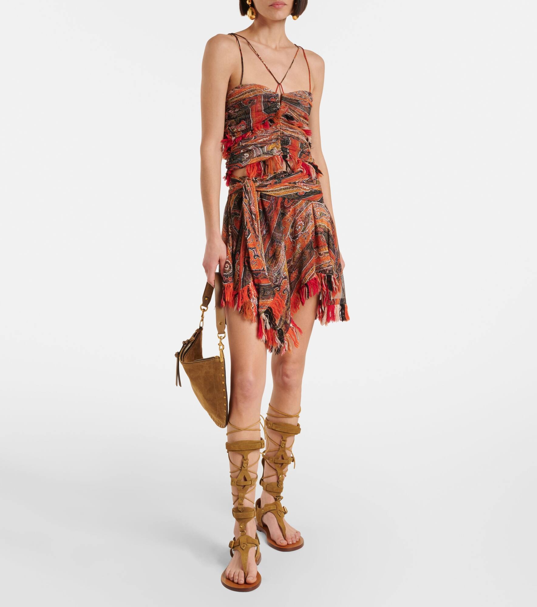Nensi suede gladiator sandals - 3
