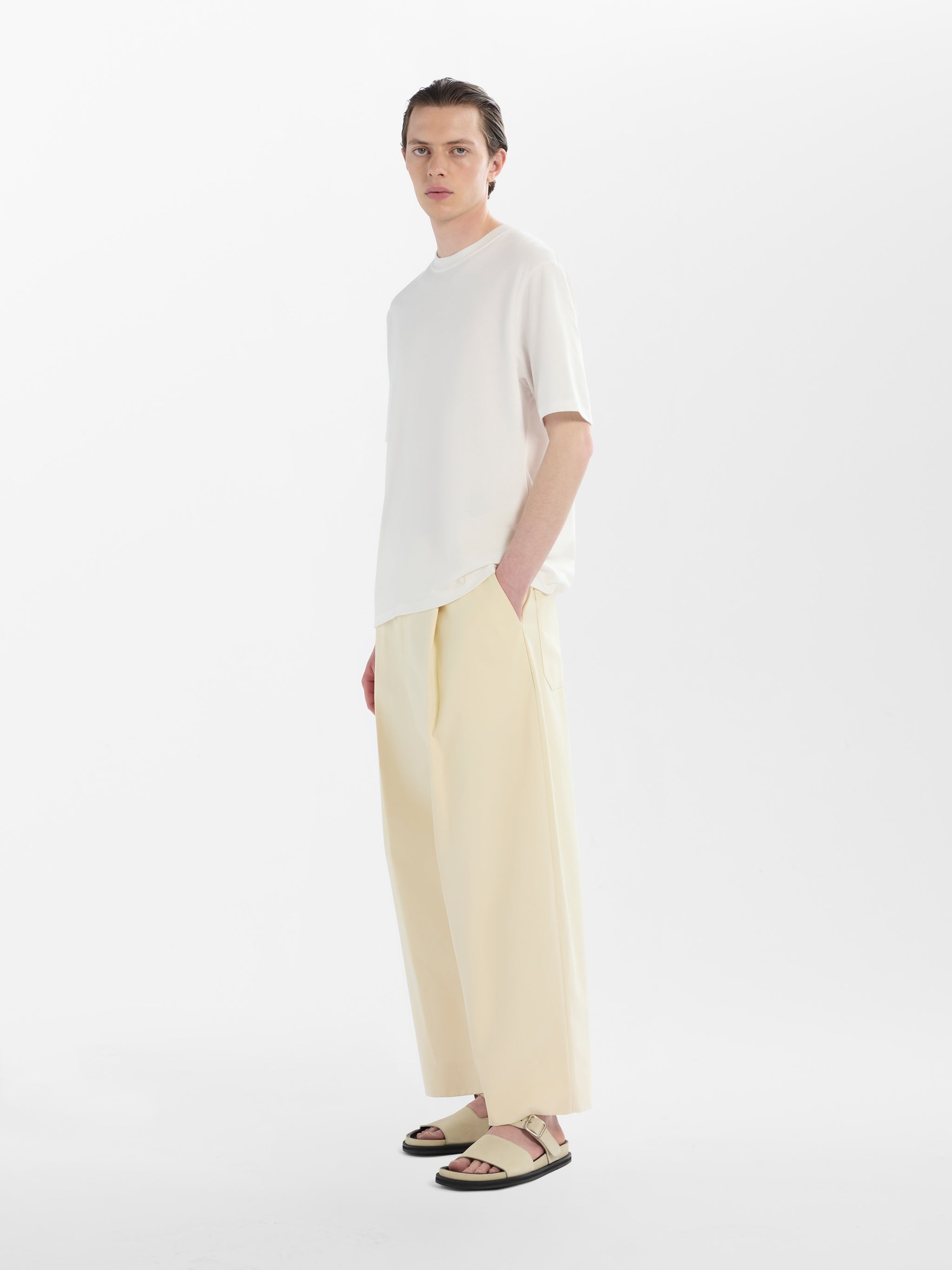 Studio Nicholson Sorte Pant | REVERSIBLE