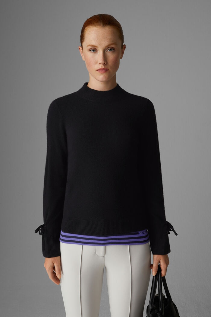Lejla Knitted pullover in Black - 2