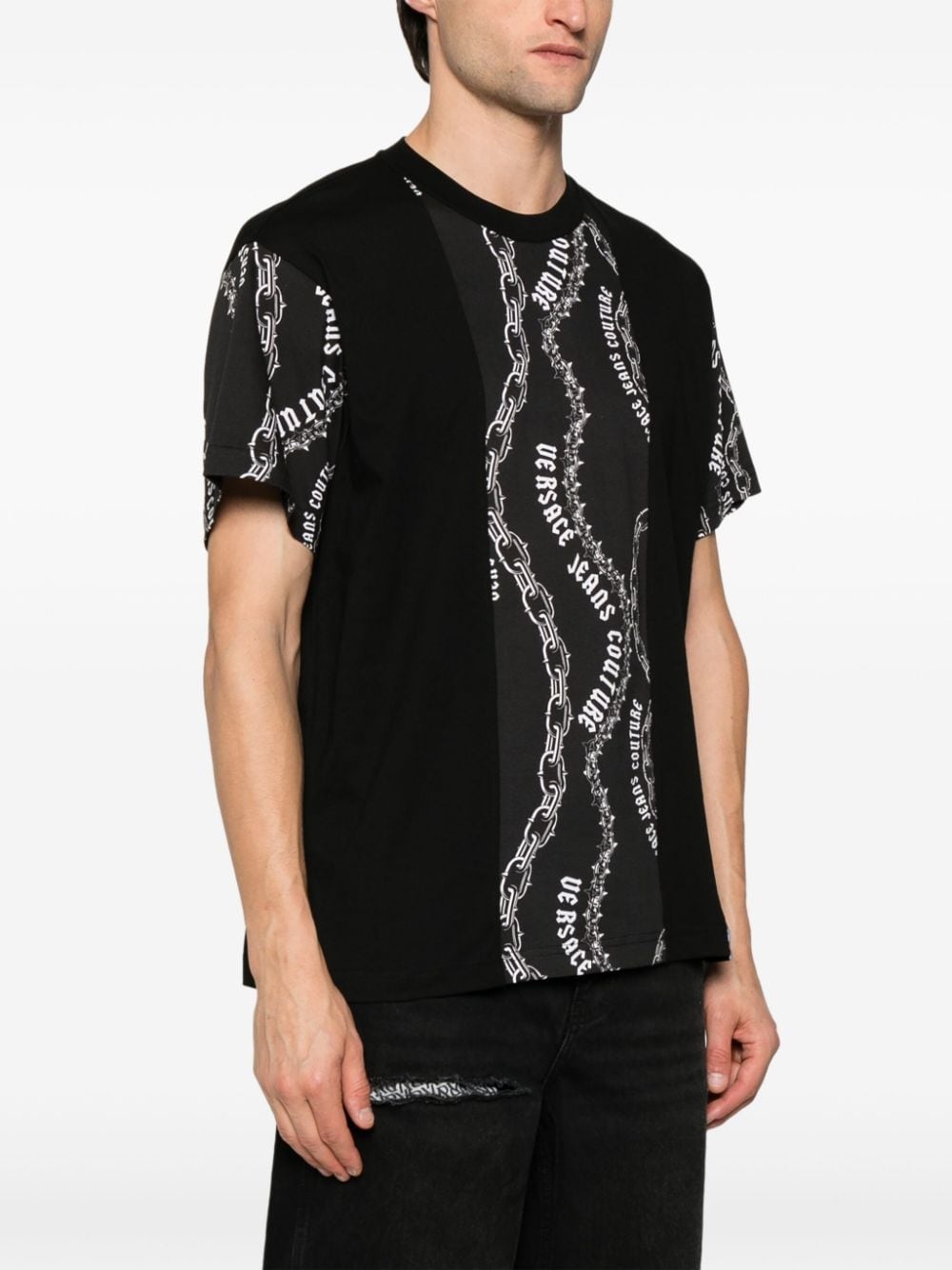 Chain Couture cotton T-shirt - 3
