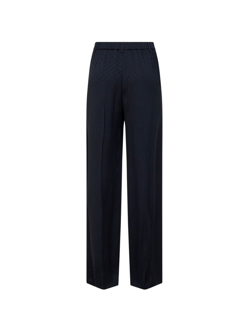 GUCCI diamond-jacquard trousers outlook