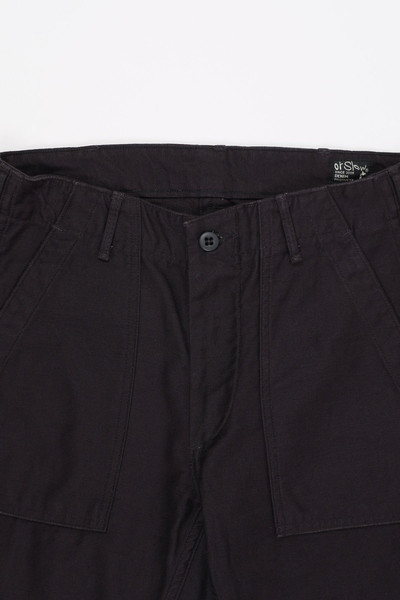 orSlow Slim Fit Fatigue Pants - Black outlook