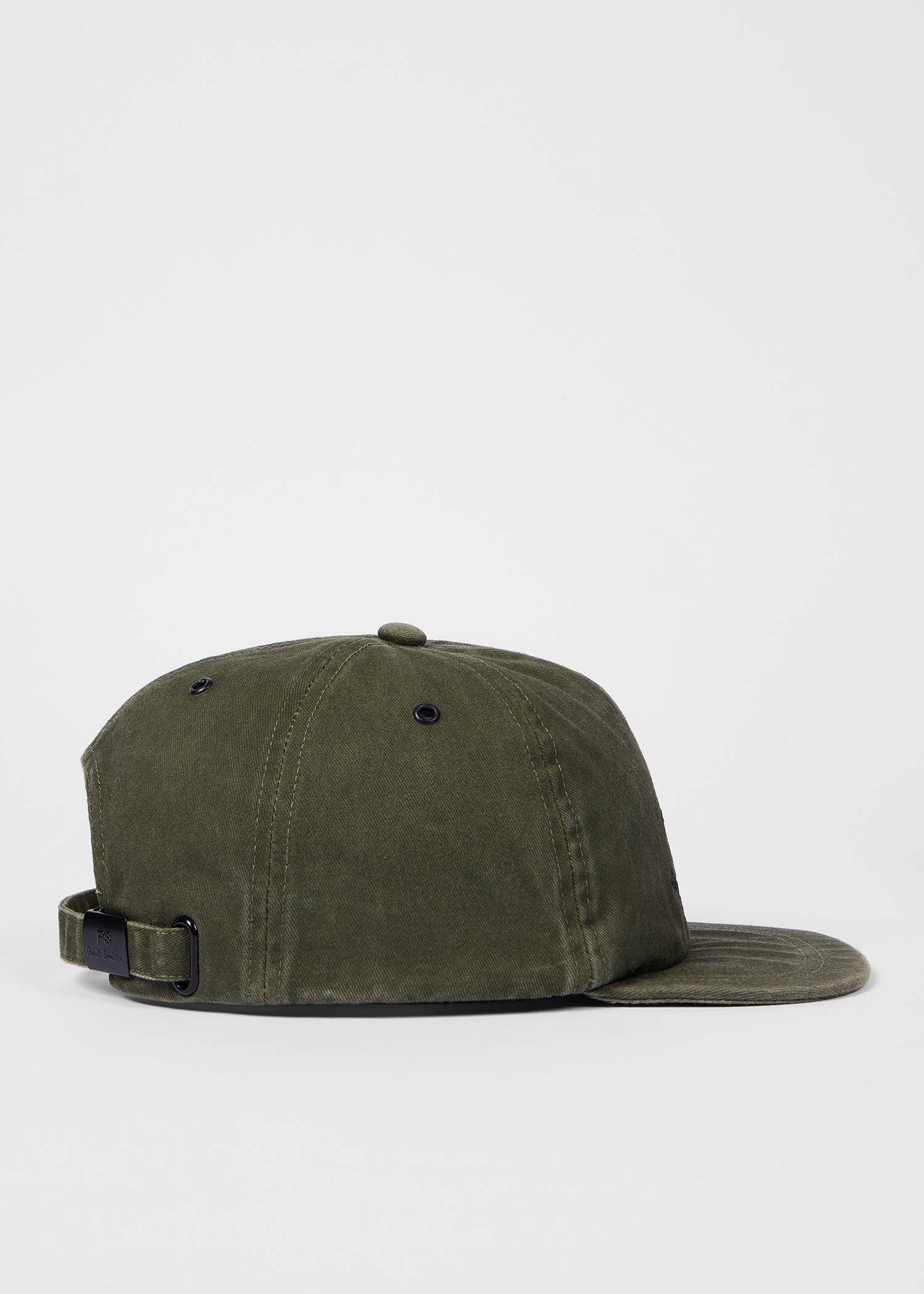 Khaki 'Happy' Cotton Cap - 3