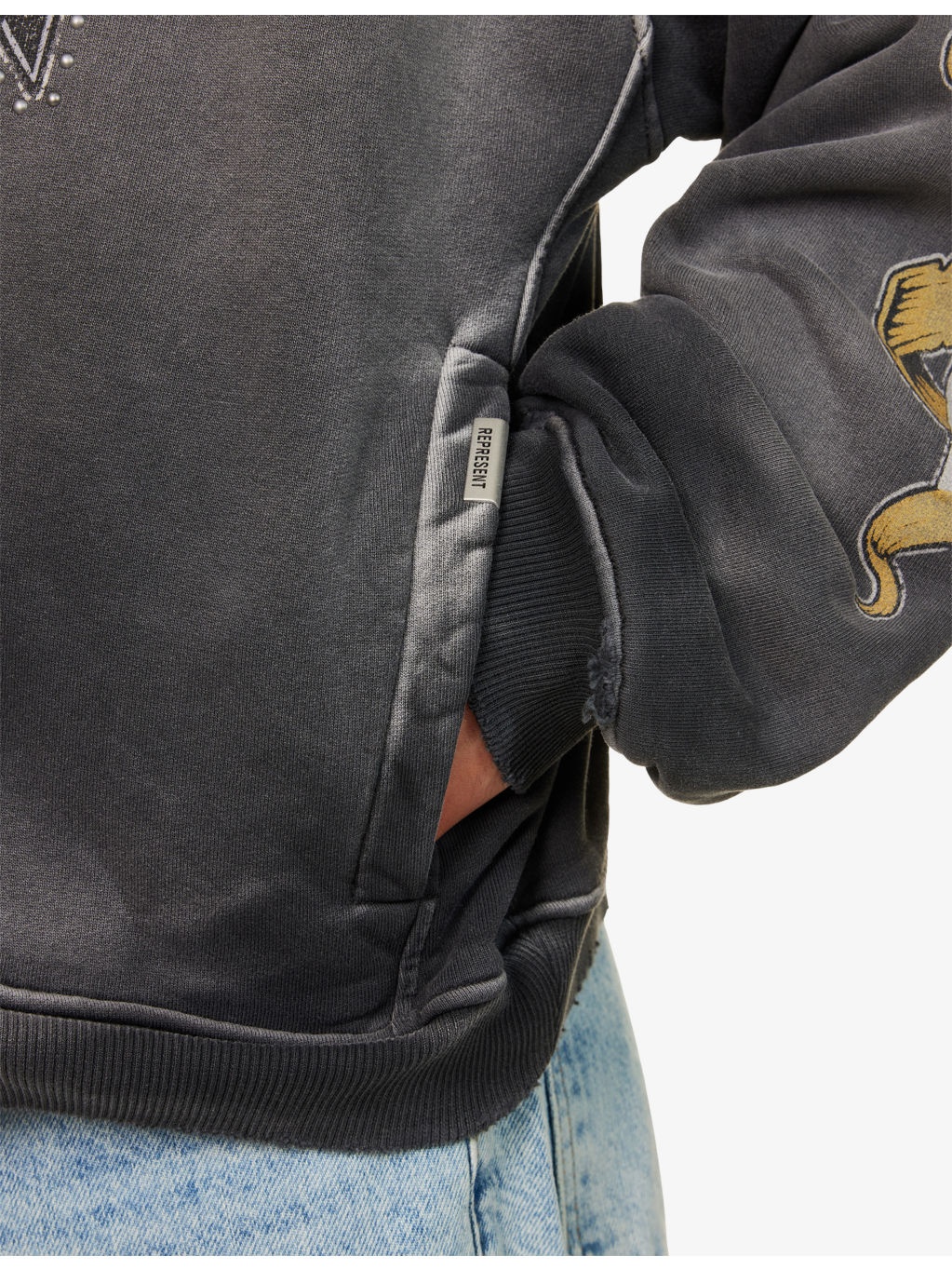 Represent x Guns N' Roses Exclusive Tour Zip Cotton-Jersey Hoody - 6