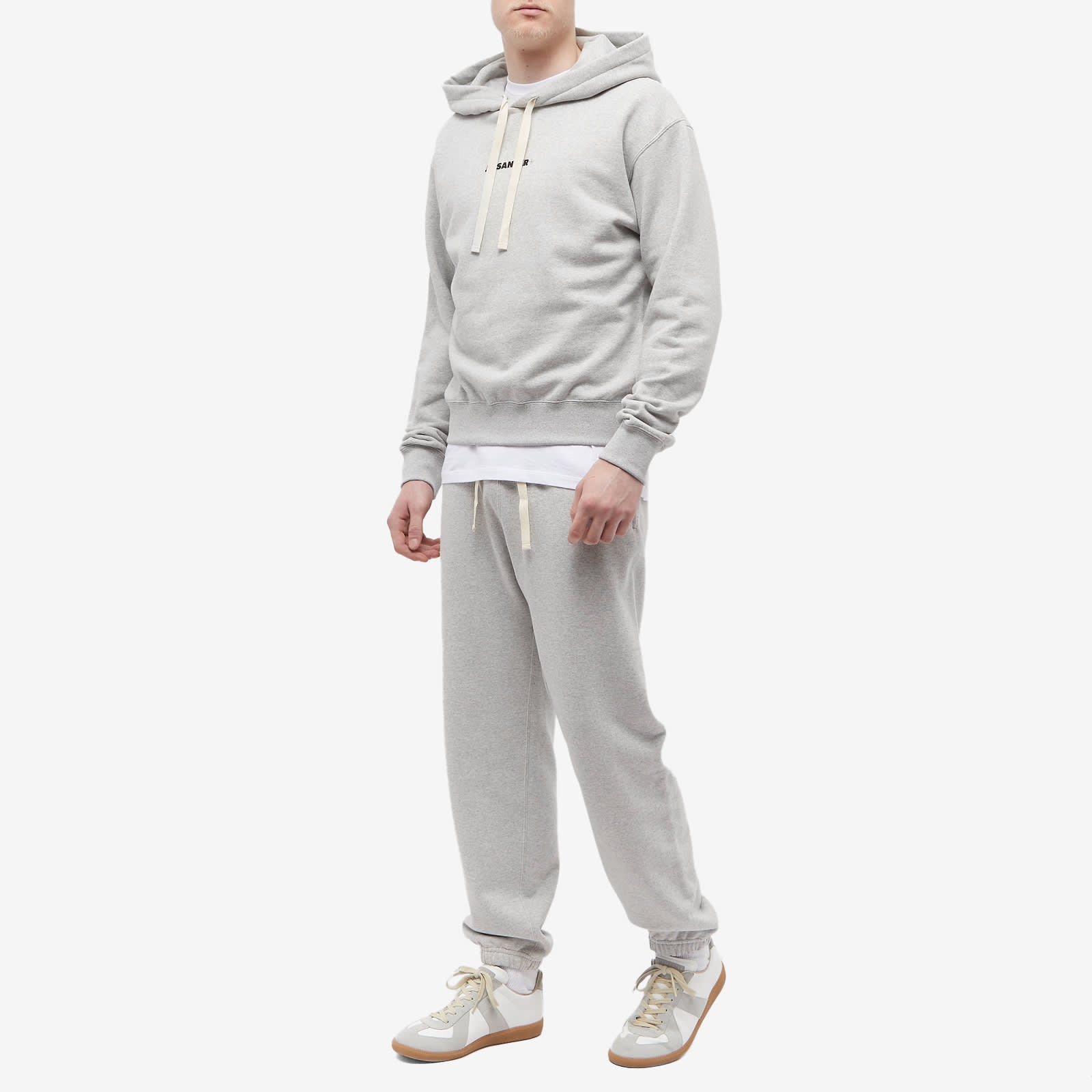 Jil Sander Jil Sander Plus Logo Popover Hoodie | endclothing