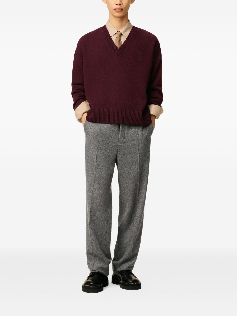 Ami de Coeur v-neck sweater - 3