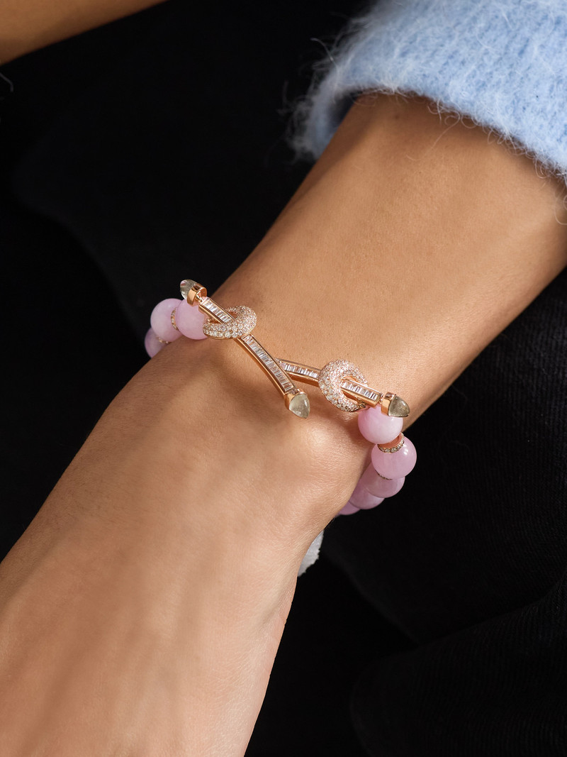 ANANYA Chakra 18-karat Rose Gold Multi-stone Bracelet outlook