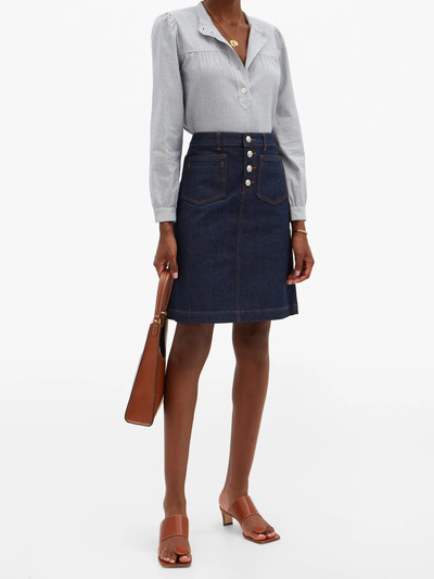 A.P.C. Michelle denim mini skirt outlook