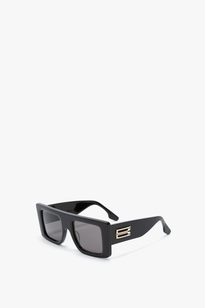 Victoria Beckham Oversized Frame Sunglasses In Black outlook