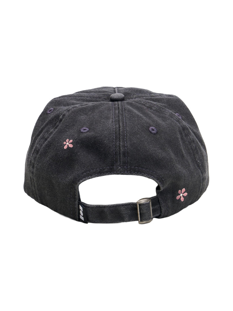 Men's Logo Distressed Baseball Cap - Black 3