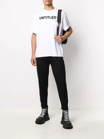 Neil Barrett logo print T-shirt outlook